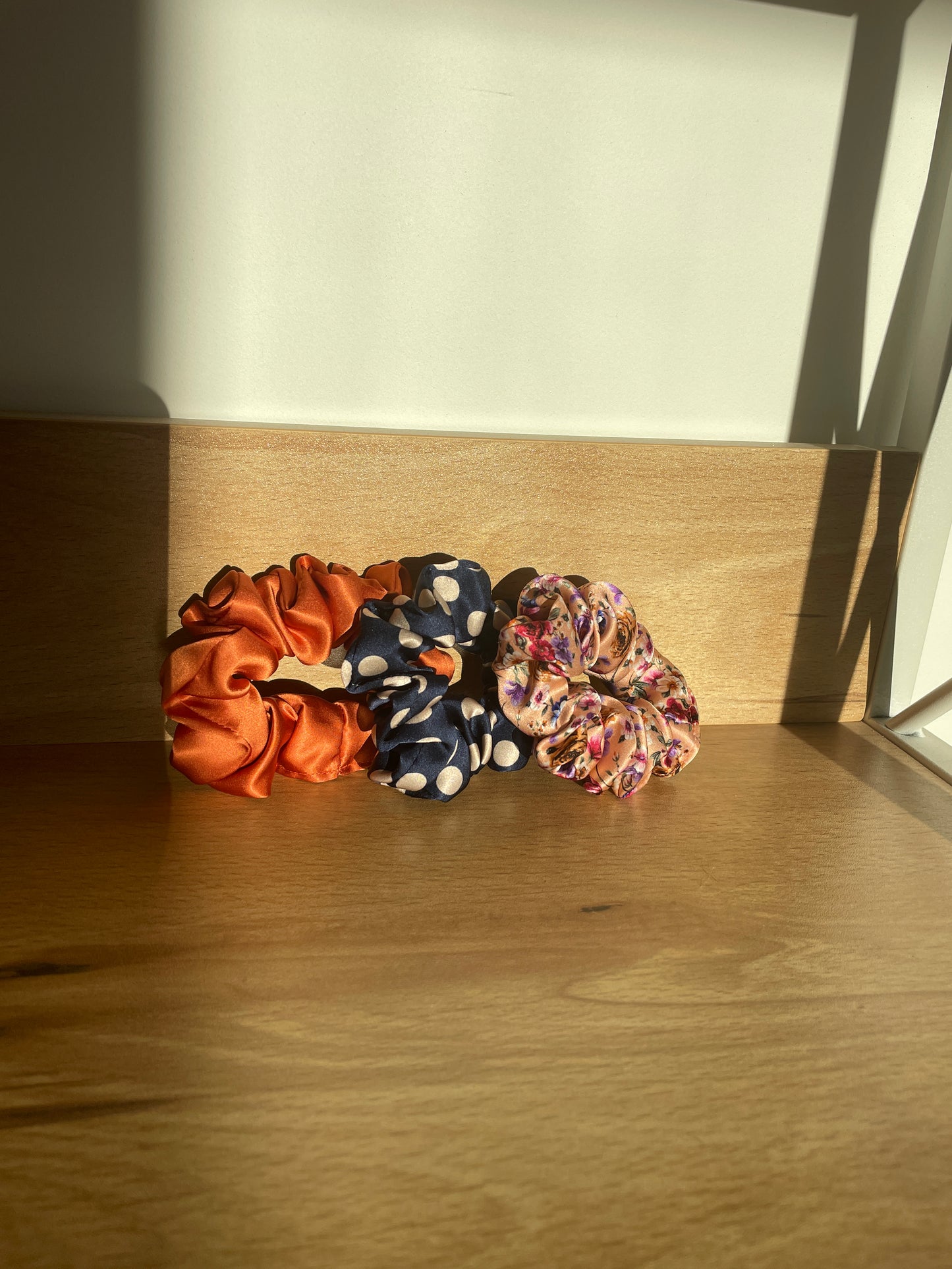 Chouchou 100% soie Terracotta