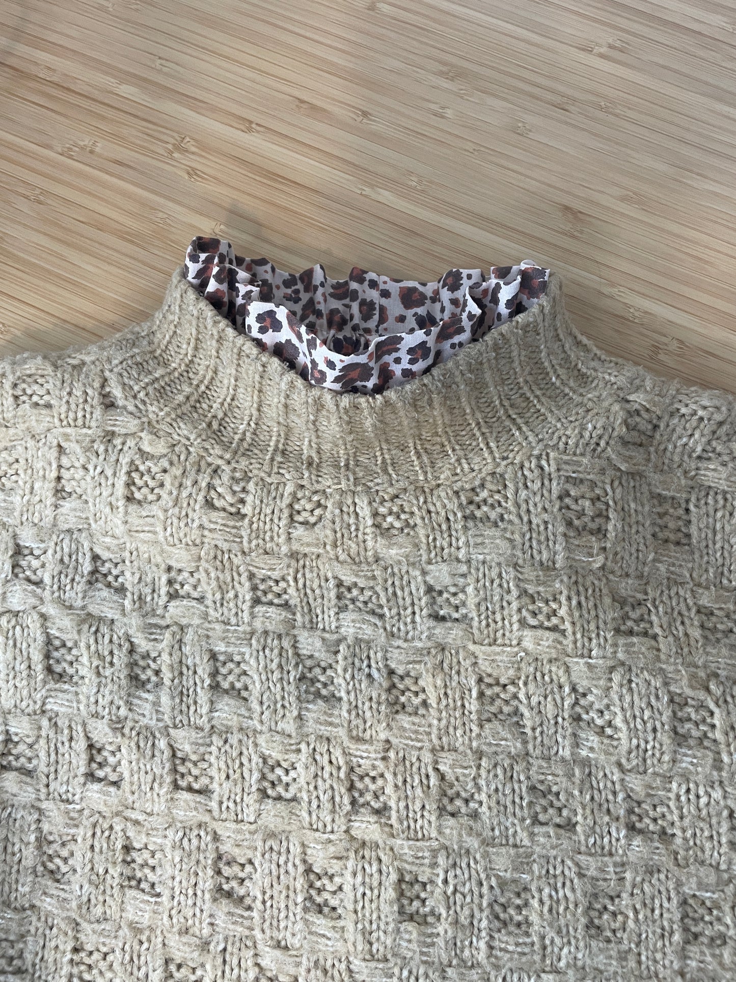Col amovible Motif Léopard