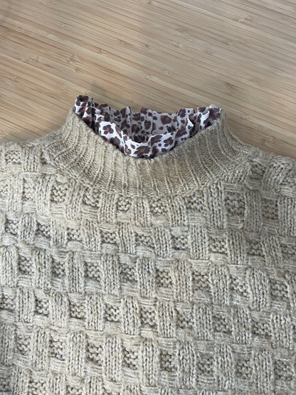Col amovible Motif Léopard