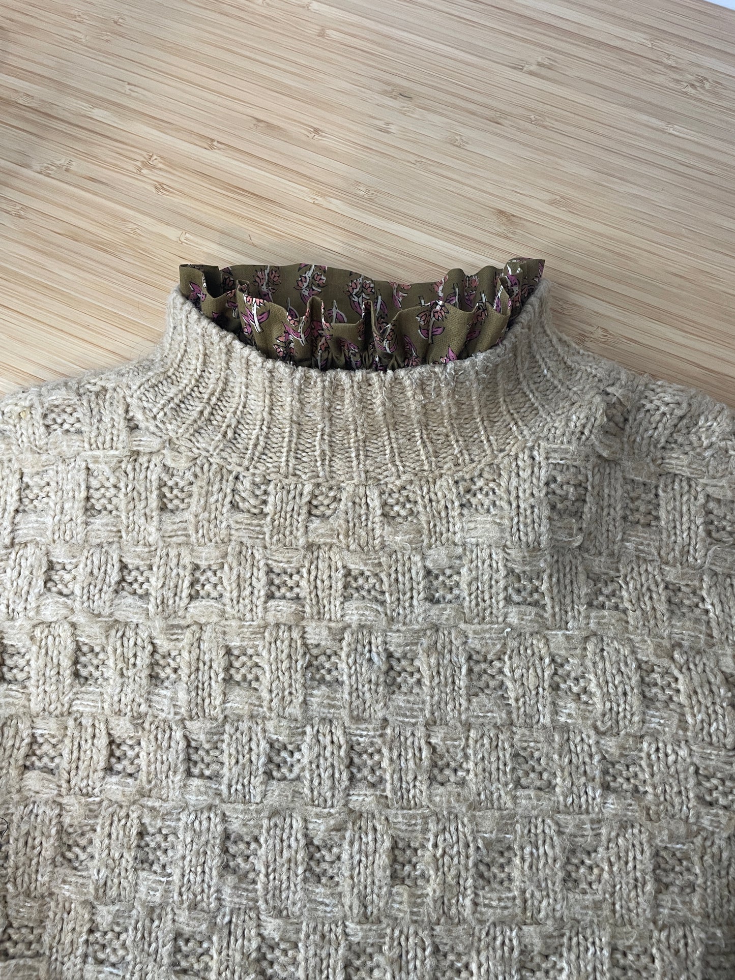 Col amovible Motif Indien