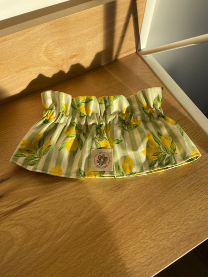 Col amovible motifs Citrons
