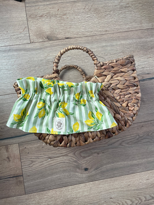 Col amovible motifs Citrons