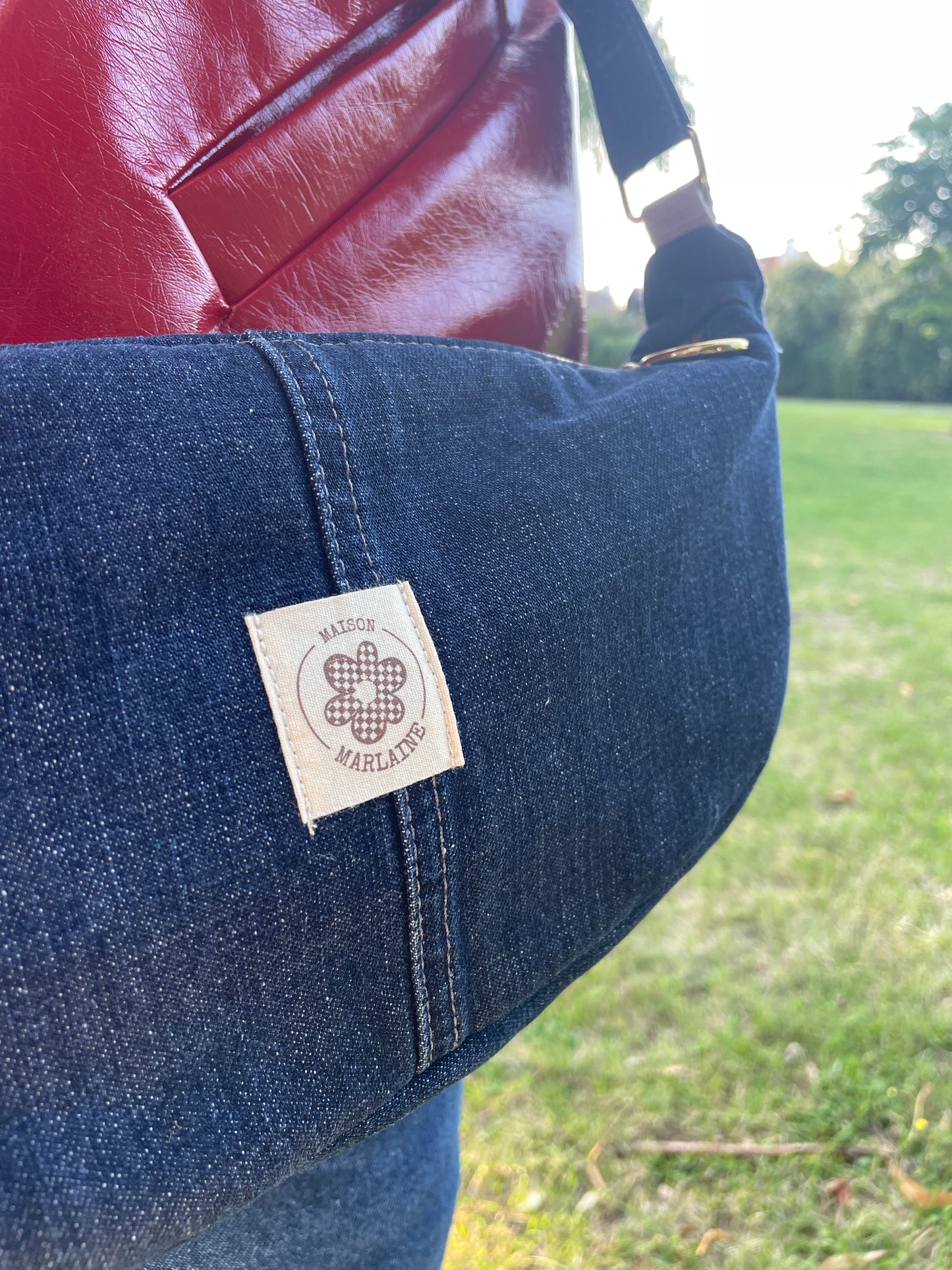 Sac à main- Jean brut Upcyclé