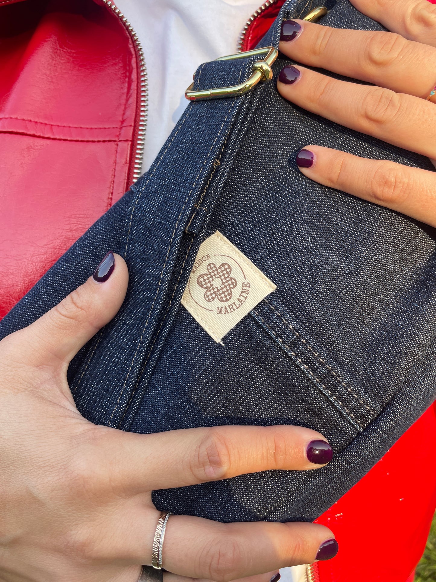 Sac à main- Jean brut Upcyclé