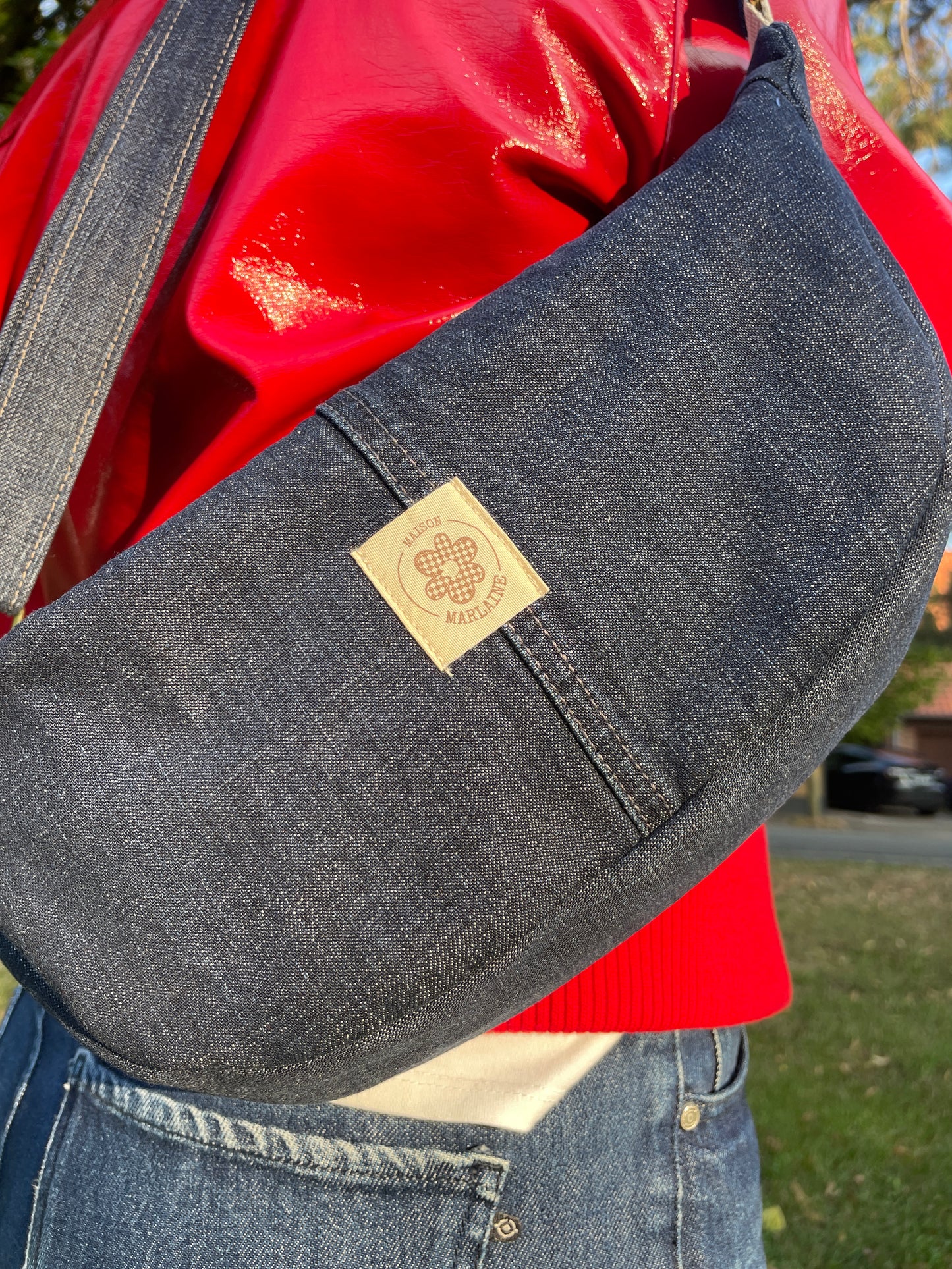 Sac à main- Jean brut Upcyclé