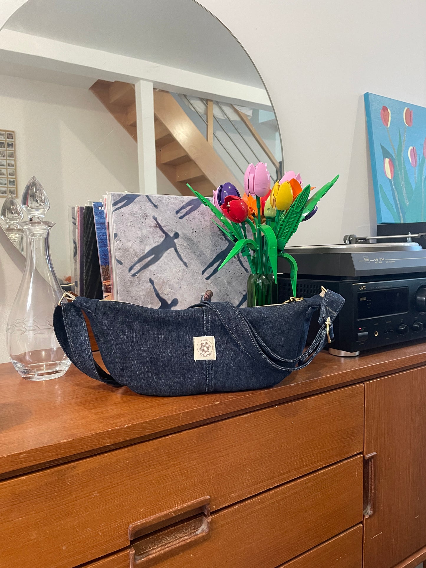 Sac à main- Jean brut Upcyclé